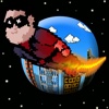 Pixel Heroes - The rocket man fighting super villains