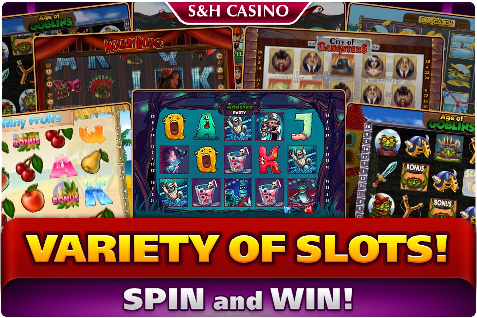 S&H Casino - FREE Premium Slots and Card Games screenshot 2