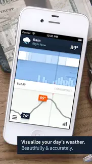 weathertron — live rain, snow, clouds & temperatures айфон картинки 1