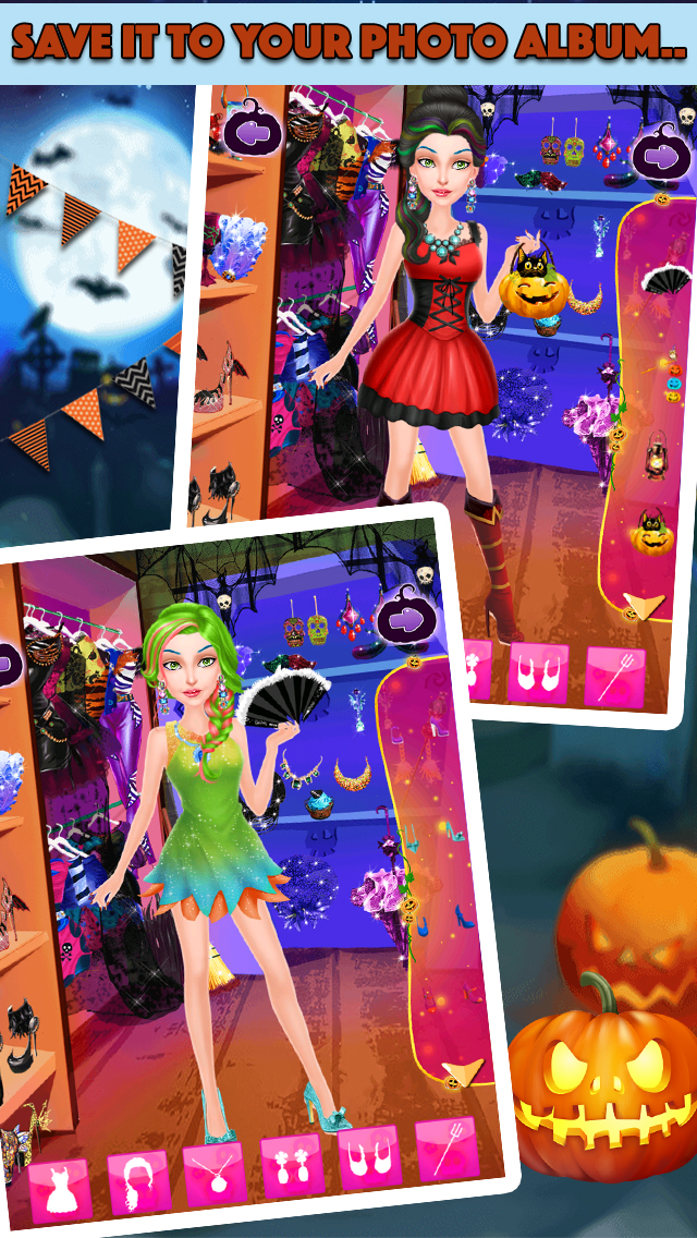 Halloween Makeover and Salon
