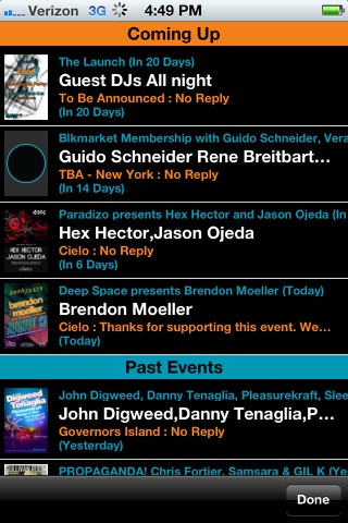 inLoop Events screenshot 3