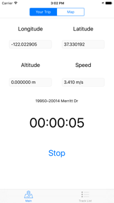 GPS Record Free screenshot