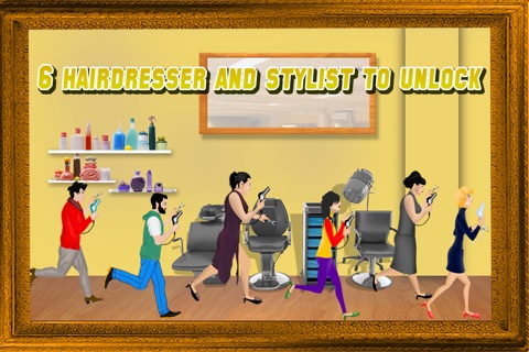 Hair Salon Crazy Cut Day : The Invasion of the hippies - Free Edition screenshot 2