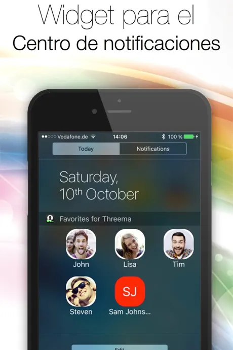 Quick Actions para Threema - ¡Un atajo a Threema justo en tu Hom