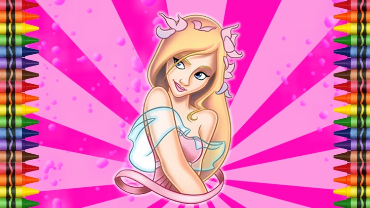 100 Princess Coloring