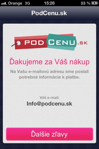 PodCenu.sk screenshot 4