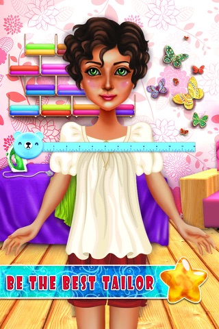 Kids Tailor Master Dress up - Girls Kids & teens high fashion style free makeover game screenshot 2