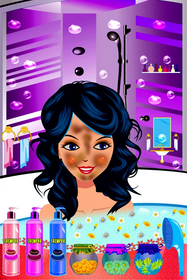 Little Beauty Princess Spa Salon - Girls Games for face,hair fashion makup & makeover screenshot 3