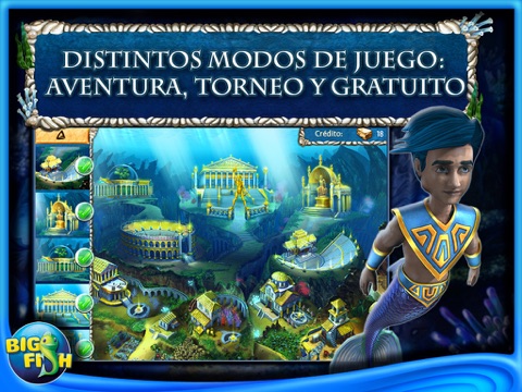 Jewel Legends: Atlantis HD - A Match 3 Puzzle Adventure screenshot 2