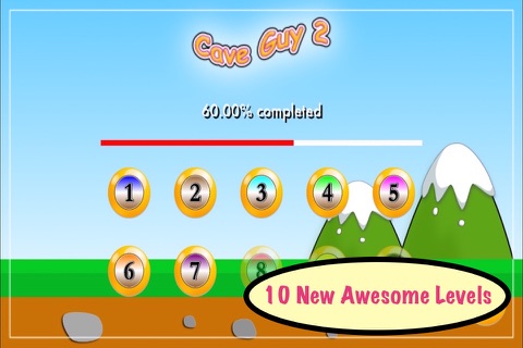 Cave Guy 2 - Arcade and Action Game Challenge screenshot 2