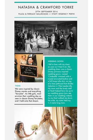 Hyatt Weddings Bridal Magazine for iPhone screenshot 3