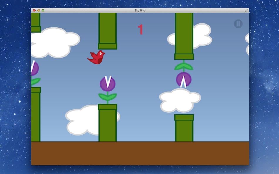#2. Flappy Sky Bird (macOS) 由: Aravindhan Parasuram