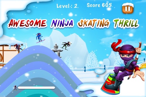 Extreme Ninja Skating Surfers -HD screenshot 3