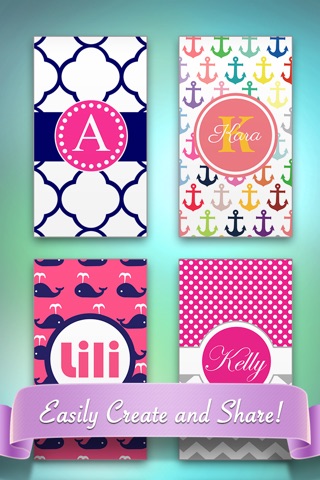 Designer Monogram (Custom Wallpaper Background) 2 screenshot 3