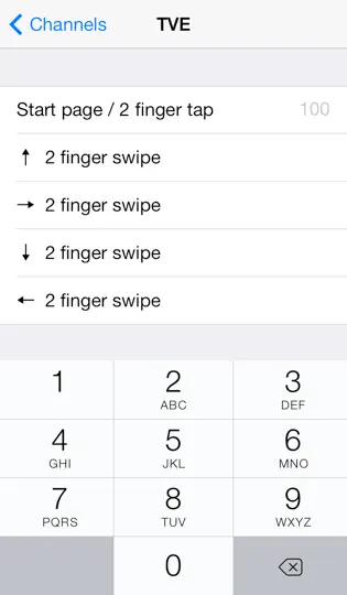 Captura de pantalla de Teletexto en iPhone 5