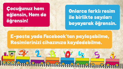 Screenshot #2 pour Sayılar Boyama Kitabı - Minik Bilge Sayıları Boyayarak Öğreniyor