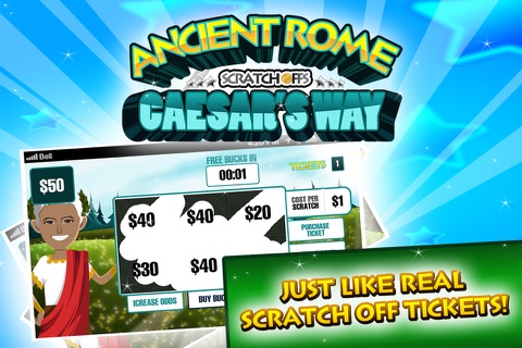 Ancient Rome Lucky Scratch Off Tickets Free screenshot 4