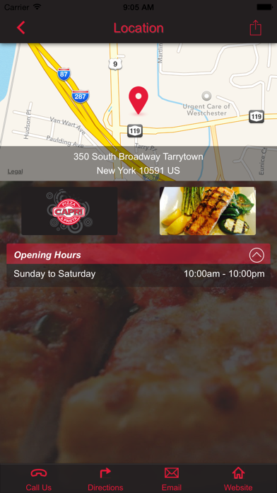 Capri Pizza Pasta Screenshot 2 - AppWisp.com Capri Pizza Pasta Screenshot 2 - AppWisp.com