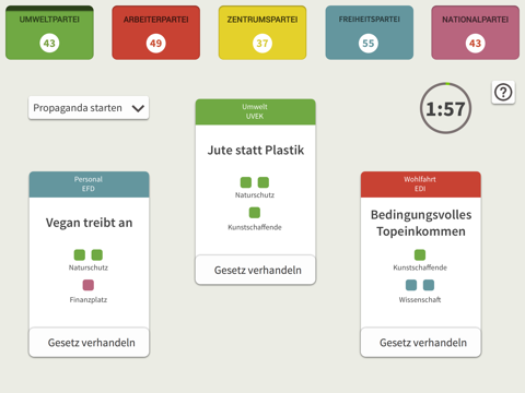 Aushändeln – das Demokratiespiel screenshot 2