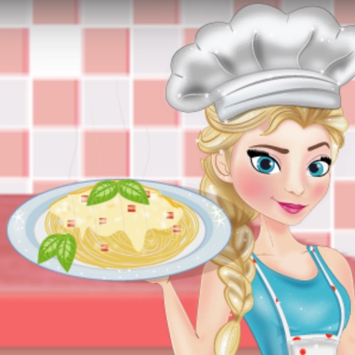 Amy Cooking Spaghetti