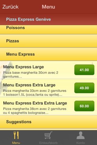 Pizza Express Geneve screenshot 2