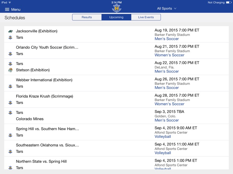 Rollins College Athletics for iPad 2015