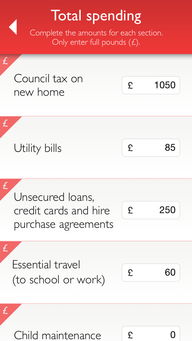 Screenshot #3 pour UK Mortgage Checklist
