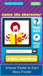 How to cancel & delete quizcraze characters - guess what's the hi color character in this mania logos quiz trivia game 4