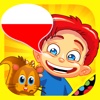 Polish for kids: play, learn and discover the world - children learn a language through play activities: fun quizzes, flash card games and puzzles