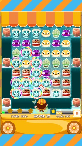 甘いケーキの食堂車2無料 - 女の子の調理マッチング爆発パズルゲームのおすすめ画像4