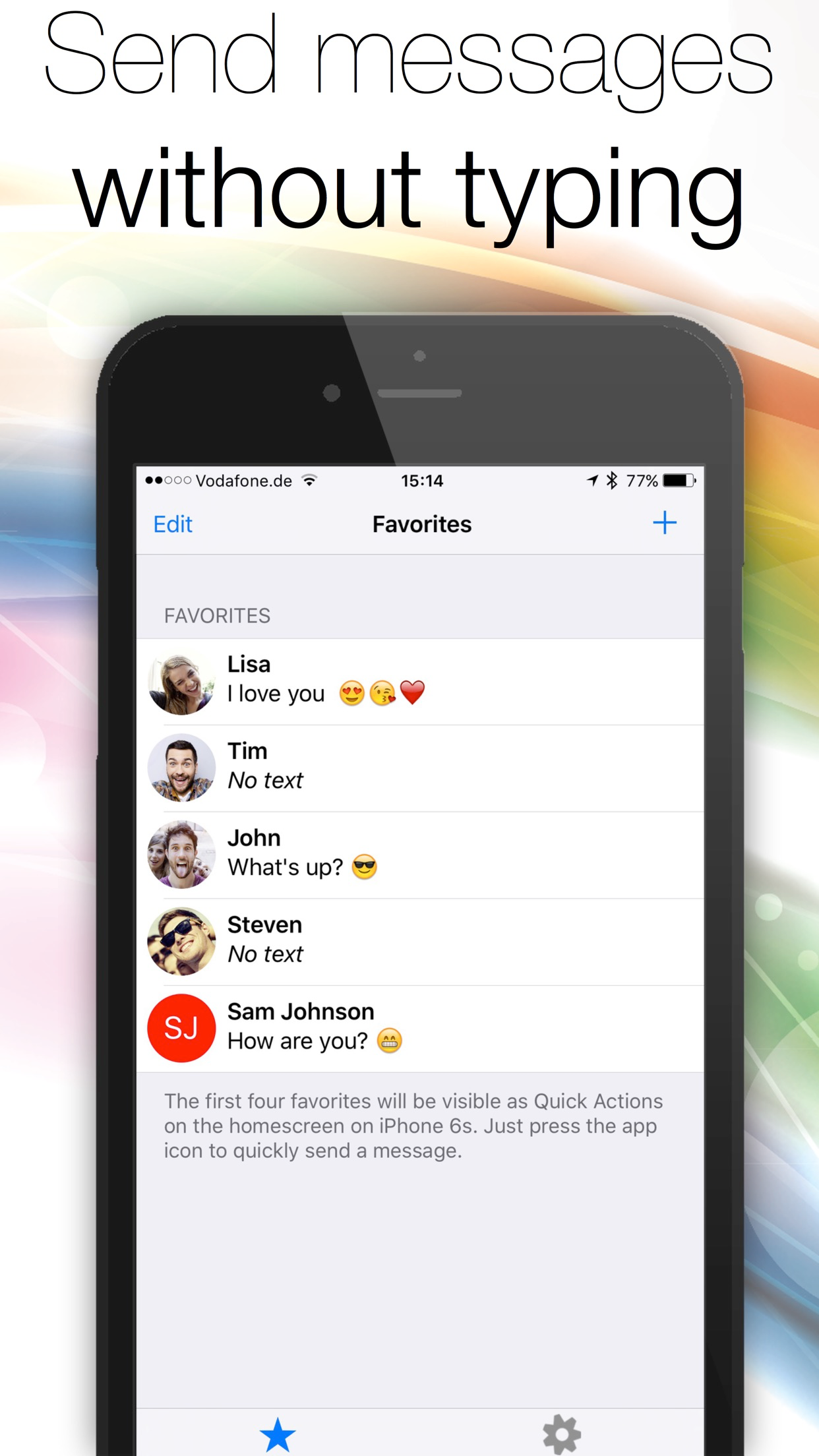Quick Actions for Threema - A shortcut to Threema right from your Homescreen!