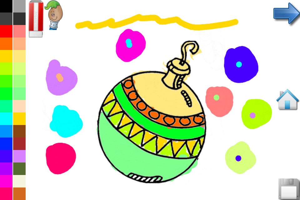 Coloring Book : Christmas for Toddlers ! FREE App with Christmas Coloring Pages screenshot 3