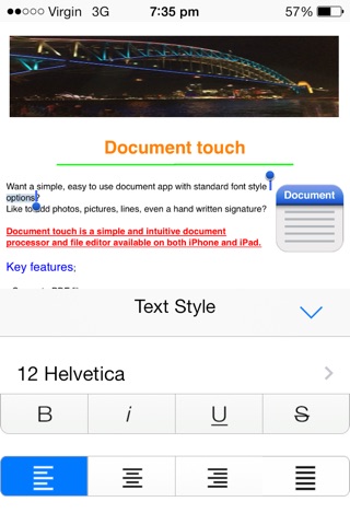 Office touch: word processor + spreadsheet file editor screenshot 4