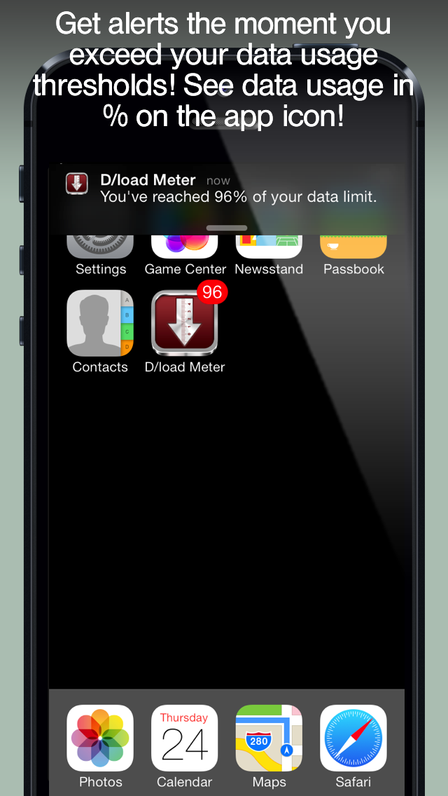 Download Meter - track Data Usage and avoid Data Plan Overage Screenshot
