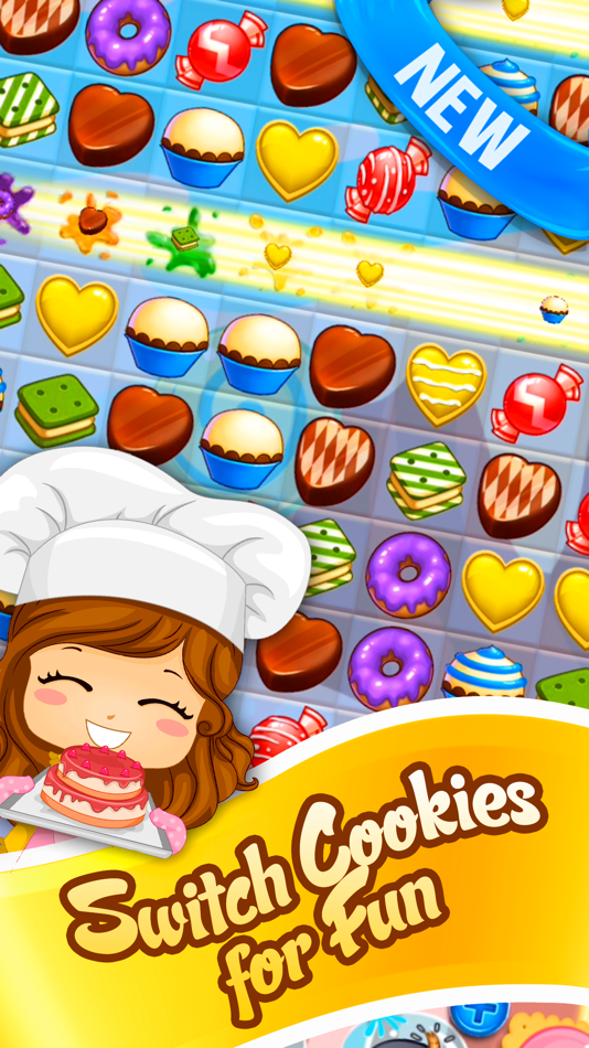 #1. cookie Splash Mania - Match 3 Puzzle game (iOS) 由: Pisit Aussawasuriyawong