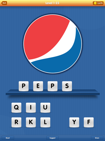 Screenshot #5 pour Guess Logo - brand quiz game. Guess logo by image