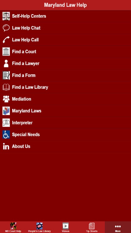 Maryland Law Help