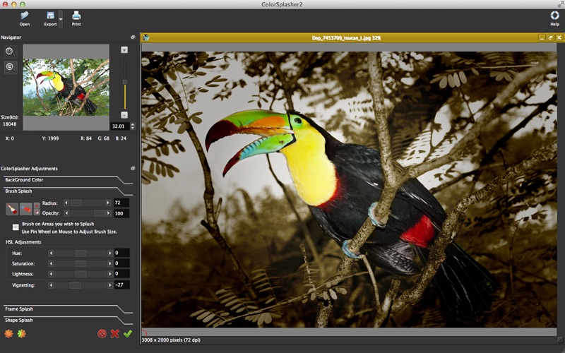 Screenshot #2 pour ColorSplasher2