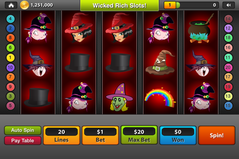 Wicked Rich Slots : Wizard of Oz Edition screenshot 2