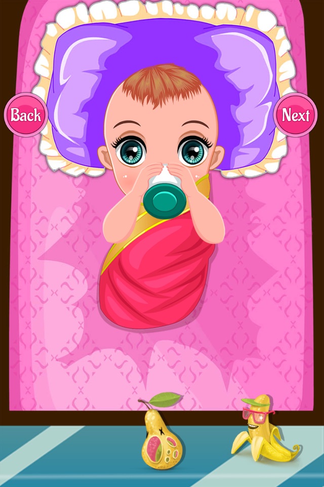 Princess New baby Born free games screenshot 3