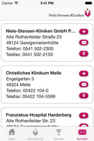 Niels-Stensen-Kliniken screenshot 3