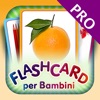 Italian Flashcards for Kids Pro - Learn My First Words with Child Development Flash Cards icon