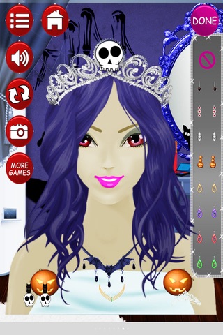 A Pretty Vampire Girl Makeover - Spa MakeUp Salon Free screenshot 3