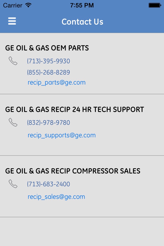 GE Oil & Gas engageRecip screenshot 3