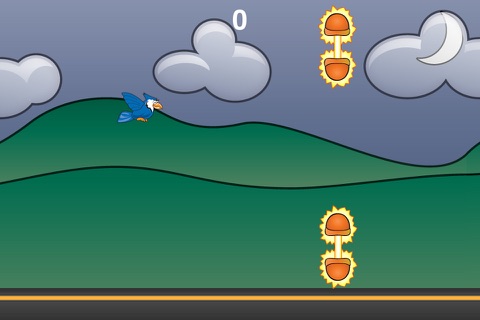 Flappy Blue Bird: The Adventure Begins! screenshot 3