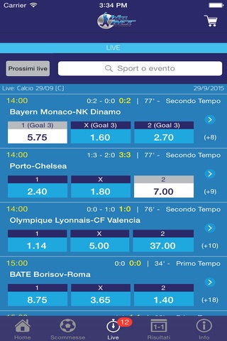 Blubet Scommesse Sportive screenshot 4