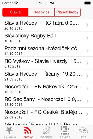 RC Slavia Praha screenshot 2