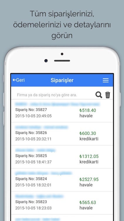 E-Ticaret Yönetici - SER-B2B Mobile | Serenay Yazılım
