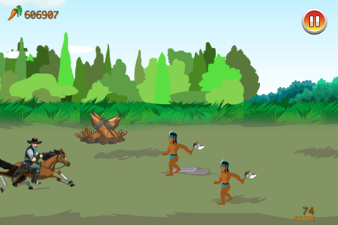 Cowboy & Indian Horse Fighting Battle Free screenshot 4