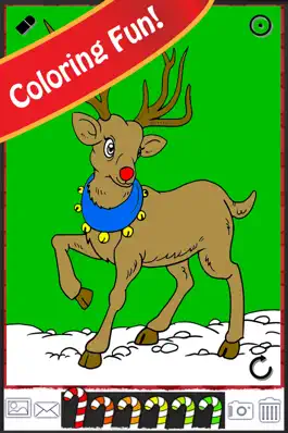 Game screenshot Christmas Coloring Book FREE: Snowy Xmas, Snowflakes, & Santa Claus Edition hack